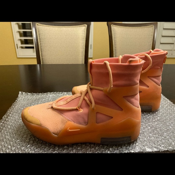 Nike Fear of God 1 Orange Pulse Sneaker US 10 - Picture 6 of 11